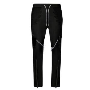 THE HIDEOUT Blossom Black Cargo Joggers Pants, Size XL New with Tag MSRP $80